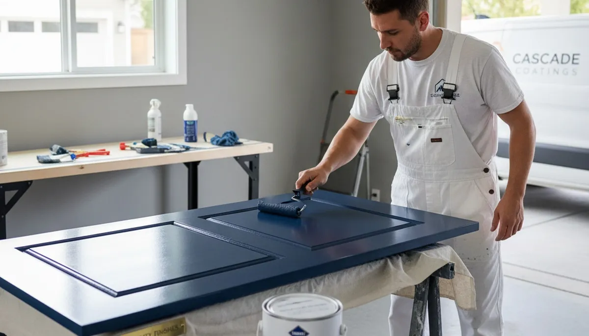 Professional door painting and refinishing by expert house painters in Orlando, FL