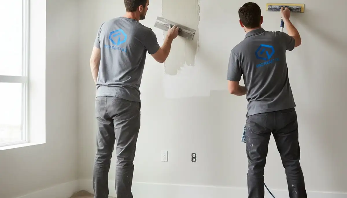 Professional drywall repair and wall painting in Orlando, FL home interior by expert painters