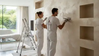 Professional faux painting and decorative wall finishes by expert painters in Orlando, FL