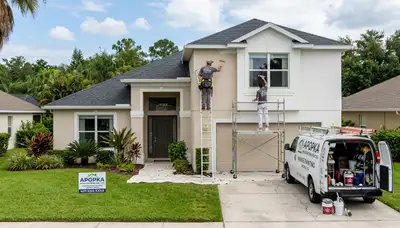 Professional house painters in Orlando FL providing expert exterior and interior painting services