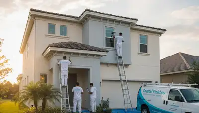 Orlando, FL house painters providing professional interior and exterior painting services