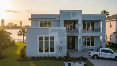 Professional house painting service in Orlando, FL for residential interior and exterior walls