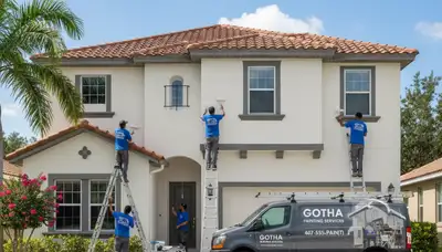 Professional house painters serving Orlando, FL with quality exterior and interior painting services