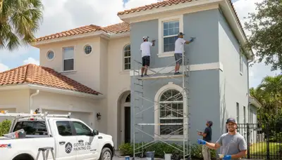 Professional house painters in Orlando, FL providing interior and exterior painting services