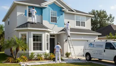 Professional house painters serving Orlando, FL for interior and exterior painting services