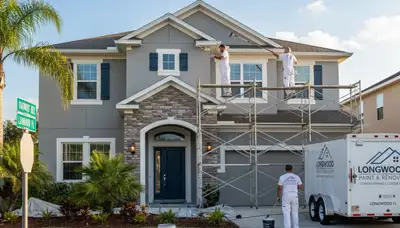 Professional house painters in Orlando, FL providing interior and exterior painting services