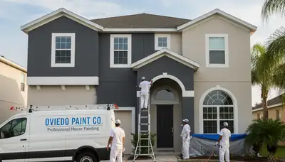 House painting service in Orlando, FL by Painters Orlando FL for residential exterior and interior painting
