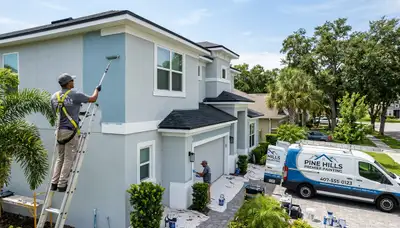 Professional house painters providing exterior home painting service in Orlando, FL