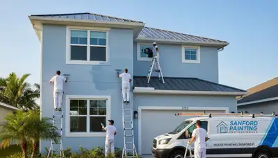 Professional house painting service in Orlando, FL for residential exterior and interior projects