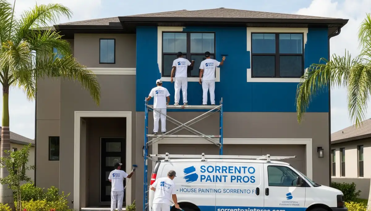 Professional house painters in Orlando, FL providing interior and exterior painting services
