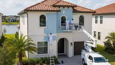 Professional house painters in Orlando, FL providing interior and exterior painting services