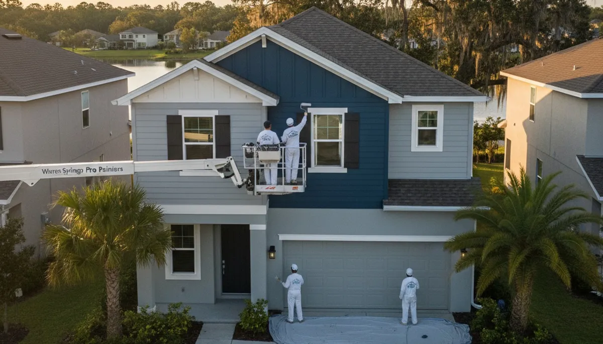 Orlando, FL house painters providing professional interior and exterior painting services