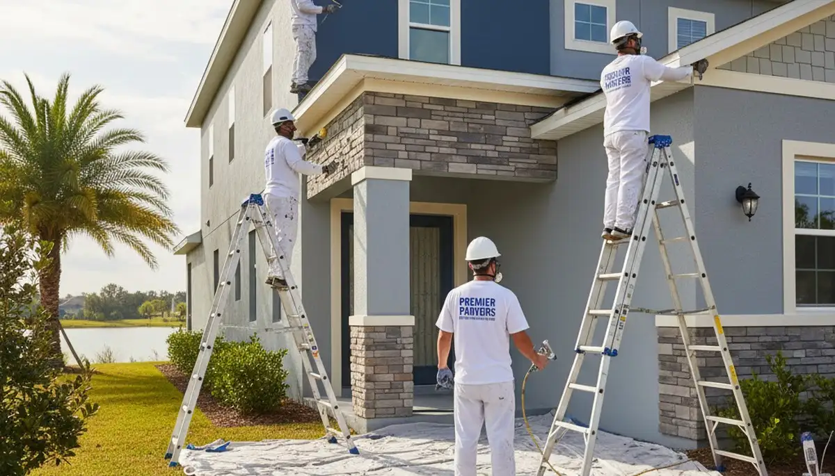 Professional house painters in Orlando, FL providing interior and exterior painting services