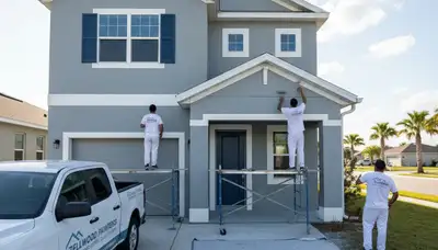 Orlando, FL house painters providing professional interior and exterior painting services