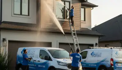Professional pressure cleaning Orlando FL removing mold and mildew from home siding and driveway
