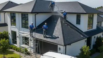 Professional roof painting service in Orlando, FL protecting homes from sun and storm damage