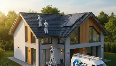 Professional roof painting in Orlando FL protecting homes from sun, rain, and humidity