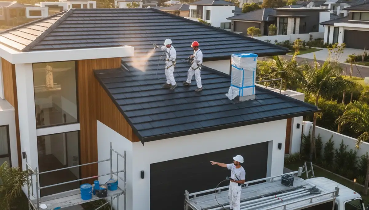 Professional roof painting in Orlando FL protecting homes from sun, heat, and storms
