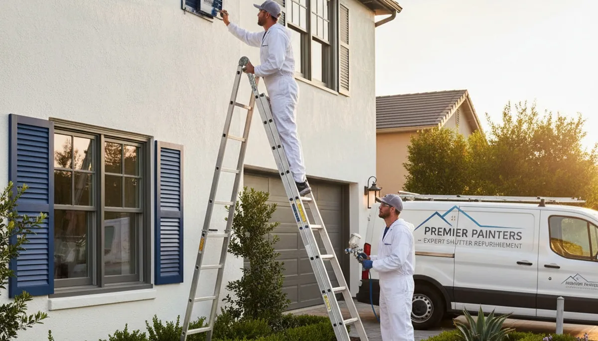 Professional shutter painting in Orlando FL with durable exterior finishes for lasting curb appeal